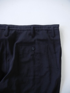 ヨウジヤマモト　HD-p17-500黒 サルエルパンツ リブ編み裾 ヨウジヤマモト HD-p17-500黒 サルエルパンツ リブ編み裾 ヨウジ